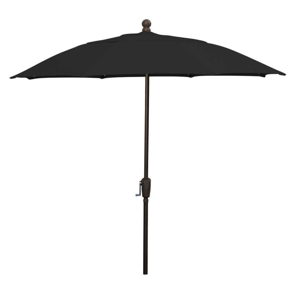 Fiberbuilt Umbrellas & Cushions 9HCRCB-Black 9